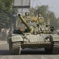 Donetski „hakklihamasinast“ läbi käinud Vene tankist ei taha enam Mariupoli minna