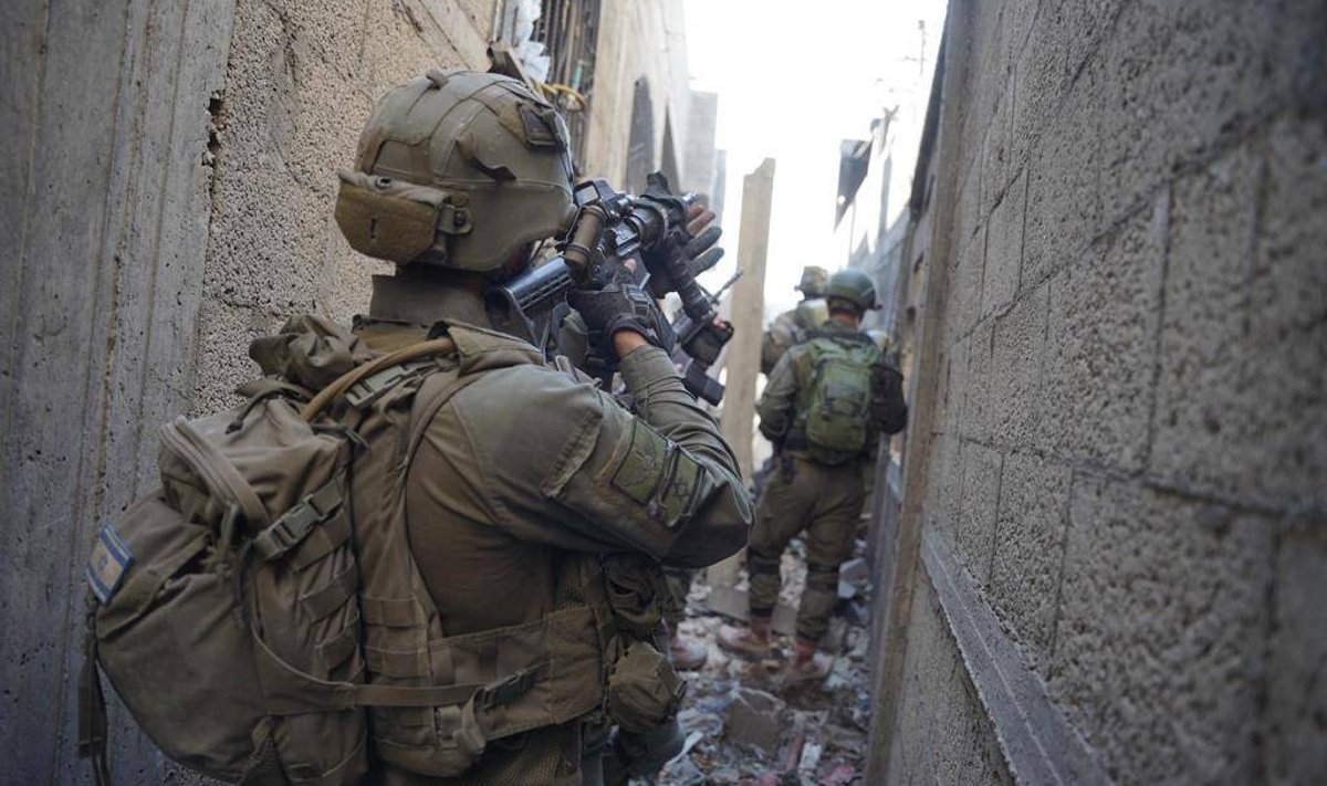 Iisraeli väed Gaza sektoris.