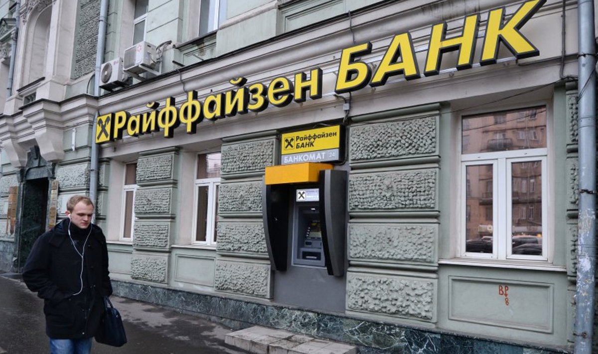 Raiffeiseni pangal on Venemaal ja Ukrainas palju kaotada.