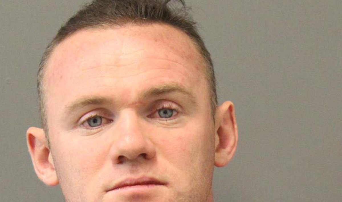Wayne Rooney 16. detsembril politsei tehtud fotol