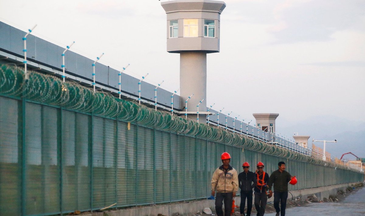 Selline näeb välja Hiinas Uiguuri autonoomses piirkonnas olev moslemite ümberõppekeskus. Foto on tehtud Ürümqi lähedal Dabanchengis.