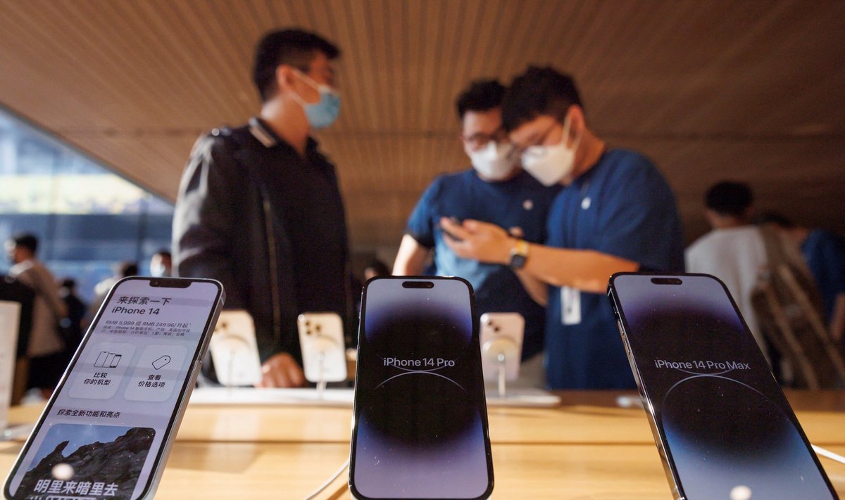 Ligi viiendik Apple'i müügitulust pärineb Hiinast.