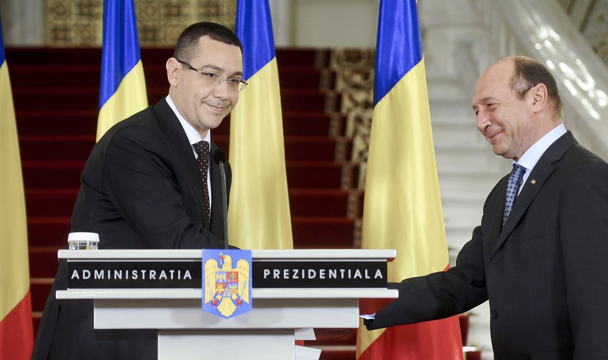 Victor Ponta ja Traian Băsescu