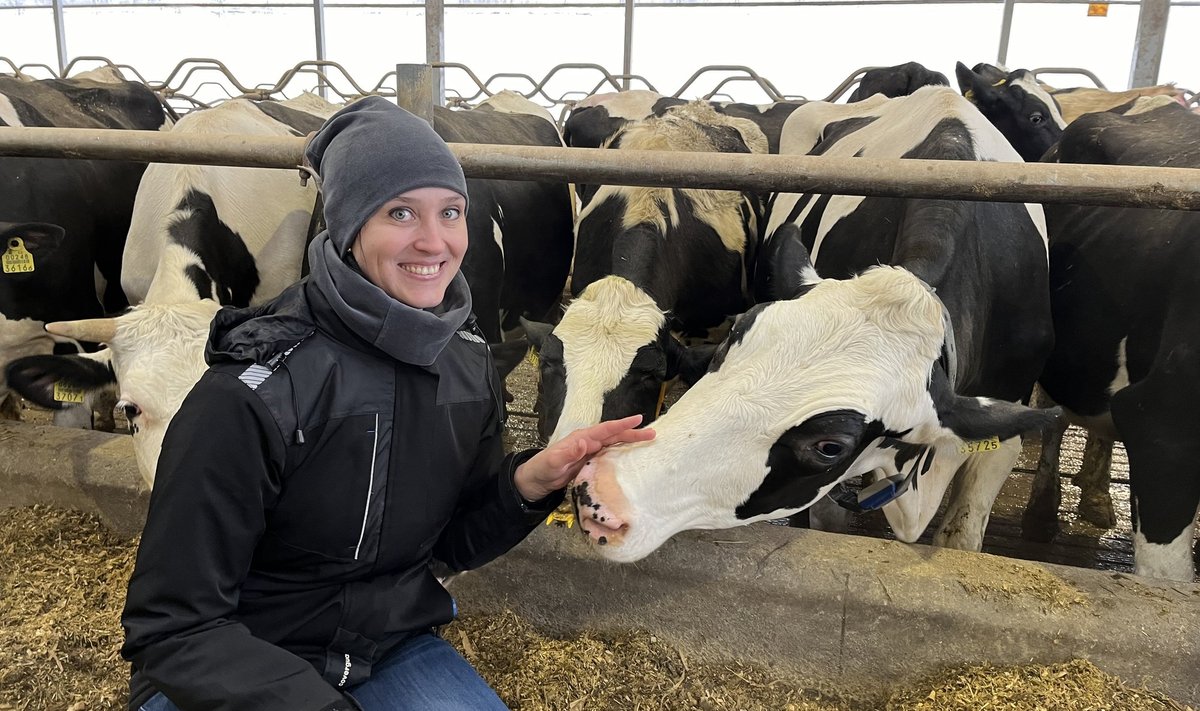 Maarja Paomees Hummuli Agrost on parim piimakarjakasvataja 2023. 