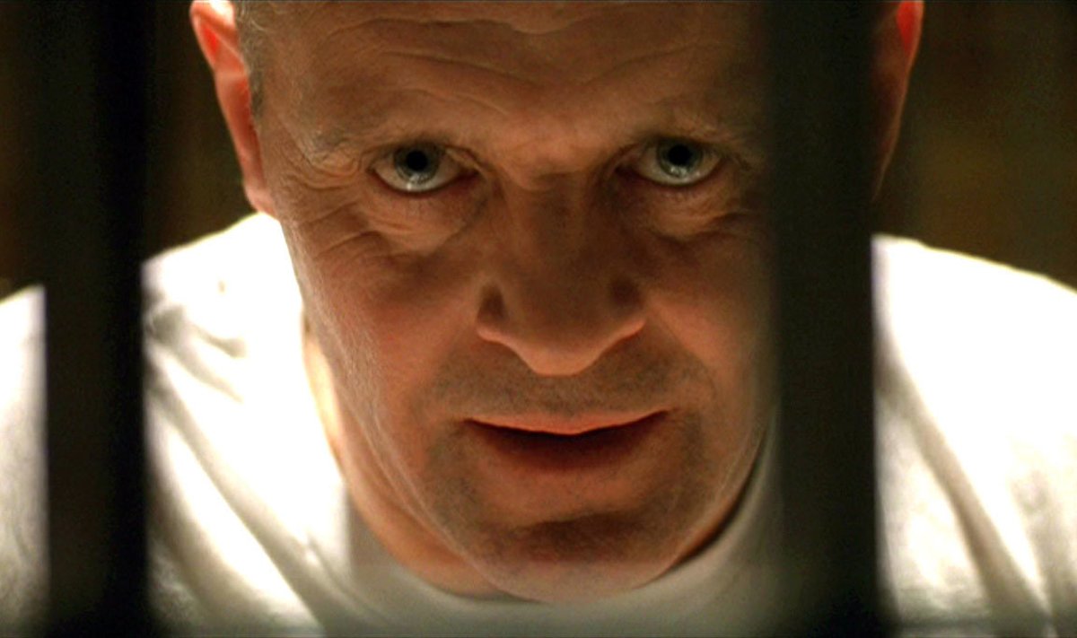 Filmiajaloo tuntumaid psühhopaate dr Hannibal Lecter (Strong Heart / Demme, Orion)
