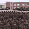 VAATA UUESTI: NATO lahingugrupi teenistuse algusele pühendatud pidulik rivistus