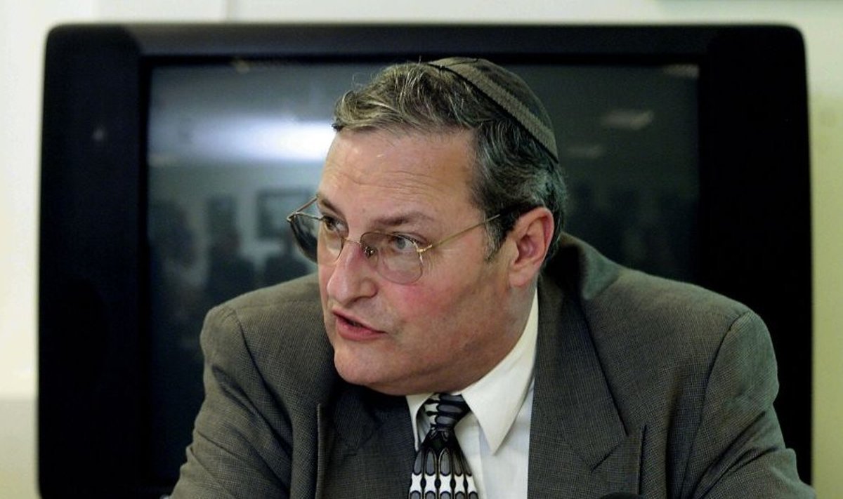 Simon Wiesenthali keskuse juht Efraim Zuroff
