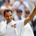 Roger Federer jõudis Wimbledonis maagilise tähiseni