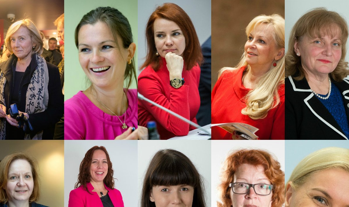 Riigikogu2015 - top 10 naised