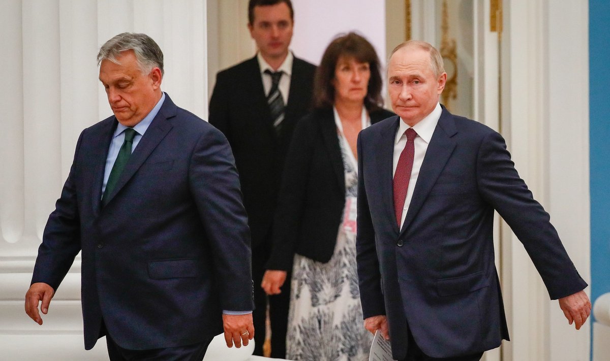 Ungari peaminister Viktor Orbán ja Vene president Vladimir Putin Moskvas 