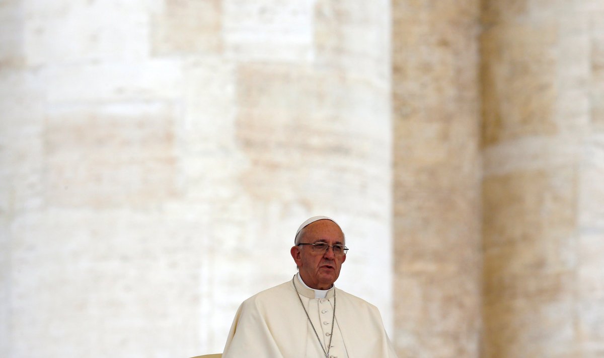 Paavst Franciscus 31. augustil