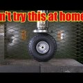 VIDEO | Mis juhtub, kui hüdraulilise pressi alla panna üleliia täis pumbatud rattakumm?