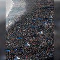 Правда ли, что на фото изображён переполненный отдыхающими пляж в Китае?