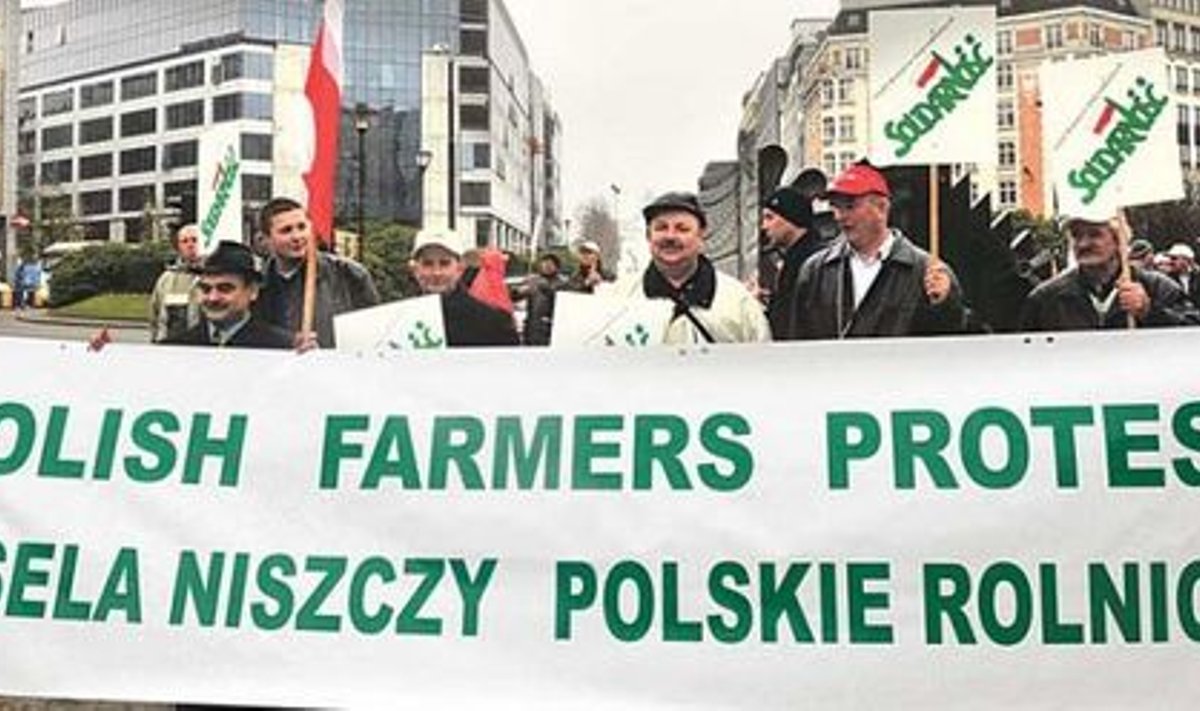 Mullu novembris protestisid Brüsselis Poola piimatootjad. “Brüssel hävitab Poola põllumajanduse,” teatas loosung.