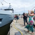 FOTOD ja VIDEO: Evelin Ilves ristis Eesti piirivalve uue reostustõrjelaeva
