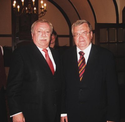Viini linnapea Michael Häupl koos Edgar Savisaarega