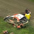 VIDEO | Hooaja esimese avarii teinud Rovanperä katkestas Soome MM-ralli 