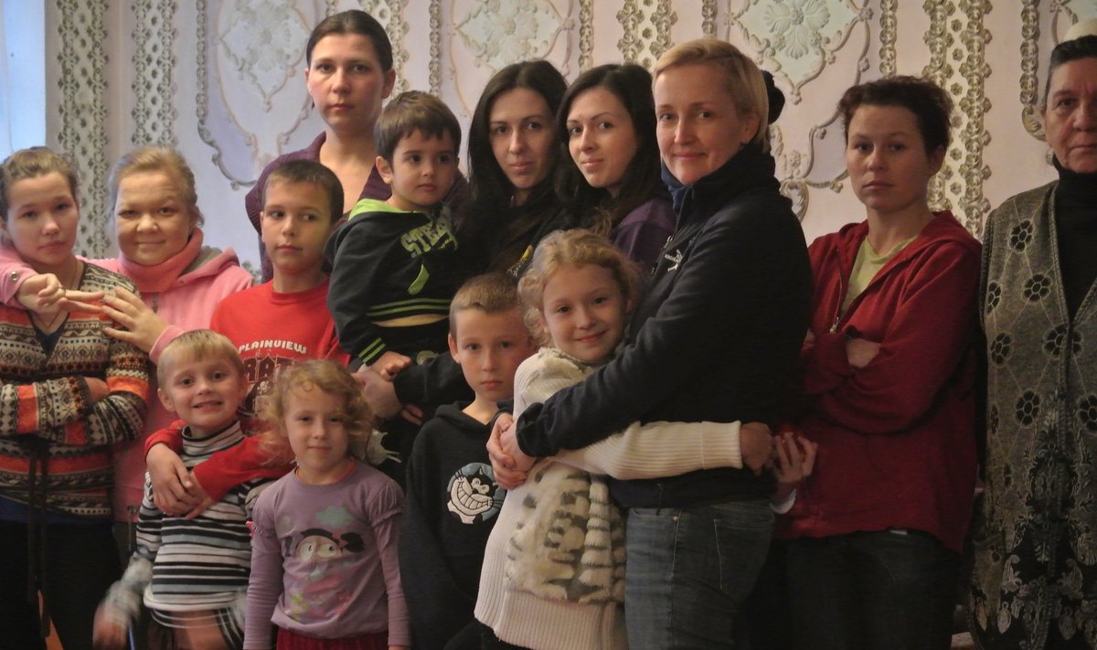 Ukraina sõjapõgenikud Melitopoli linnas