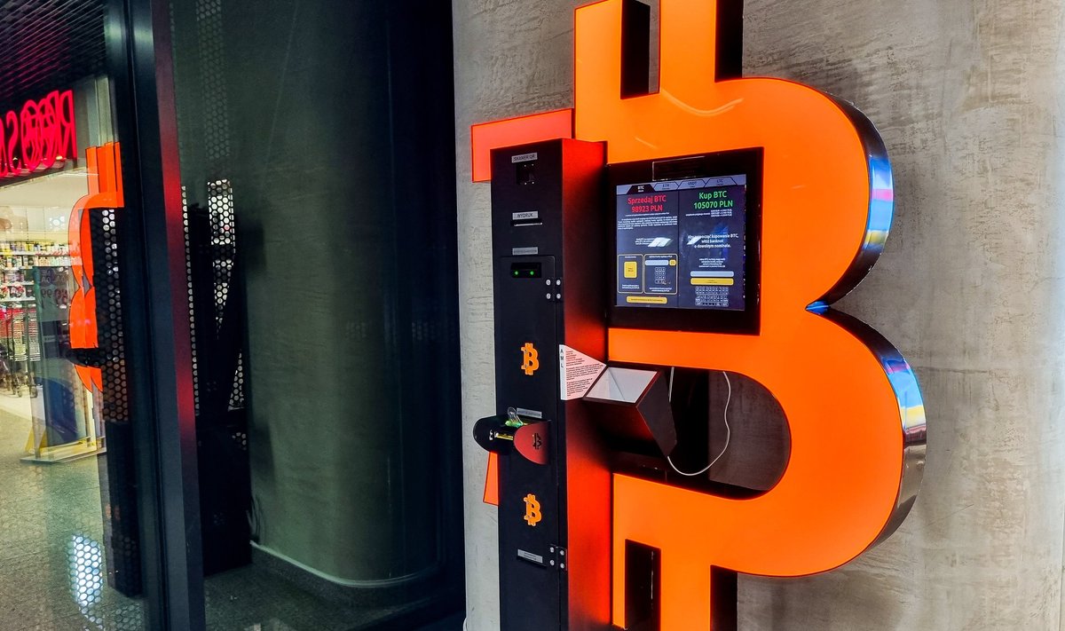 Bitcoin'i automaat Poolas.