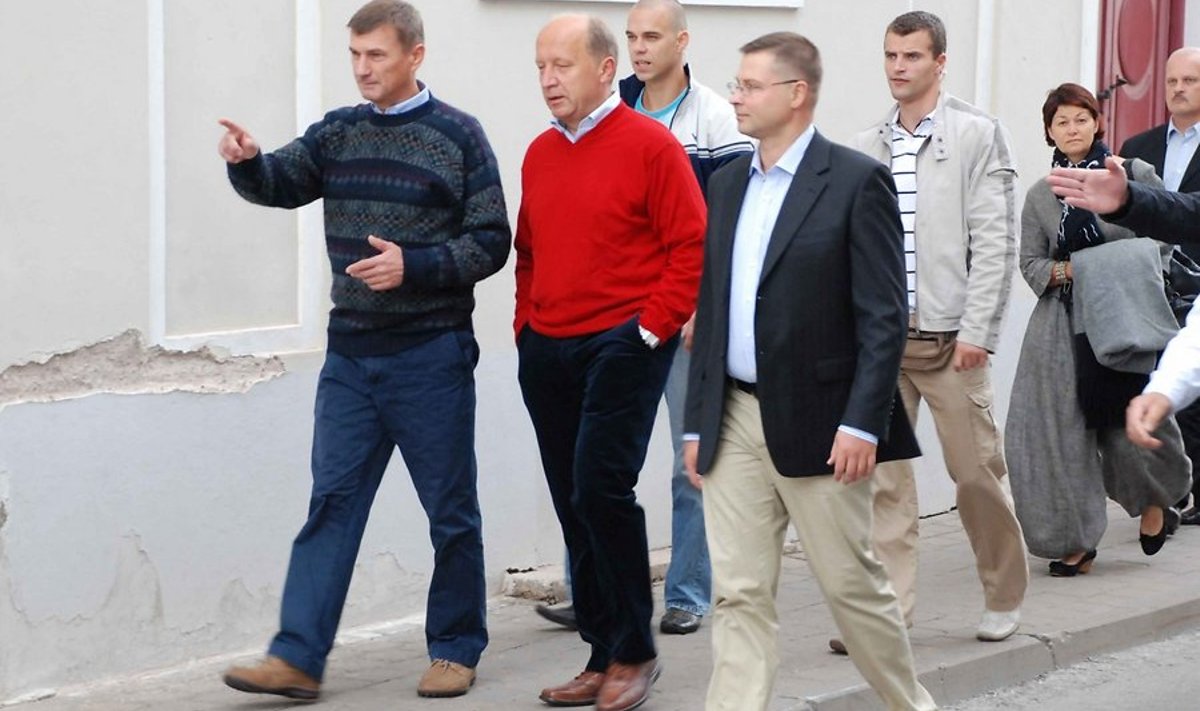 Balti peaministrid jalutamas