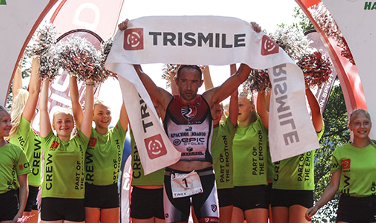 Pühajärve TriSmile triatloni võitja Viktor Zyemtsev
