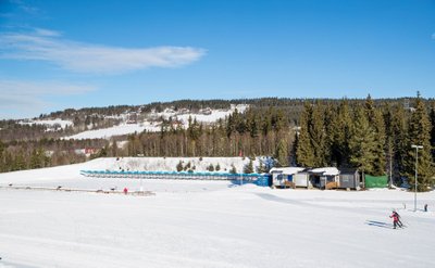Lillehammeri suusastaadion 2017. aastal. Delfi käis toona Lillehammeris Norra X-Mänge kajastamas.
