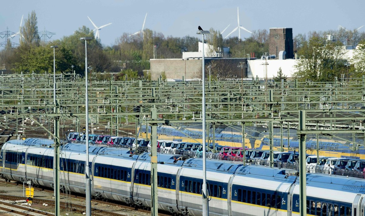 Hollandi elektrirongid saavad kogu energia tuulest.