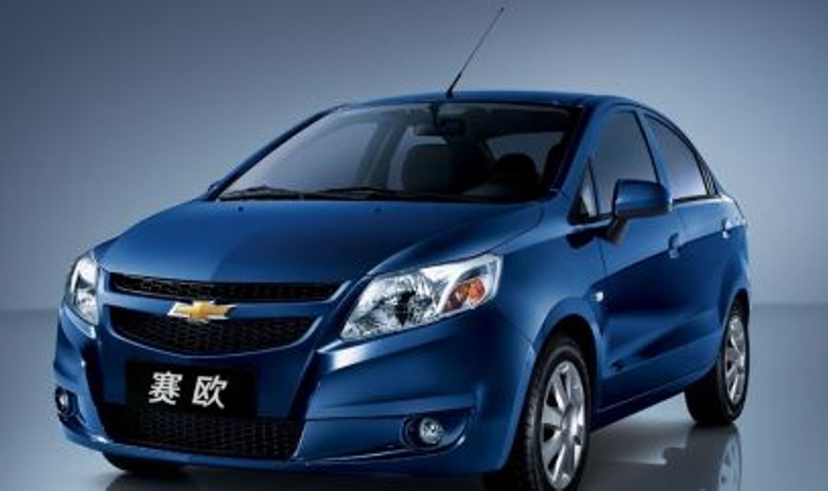 Chevrolet New Sail sätib end Hiina autoturul mugavasse pärituulde
