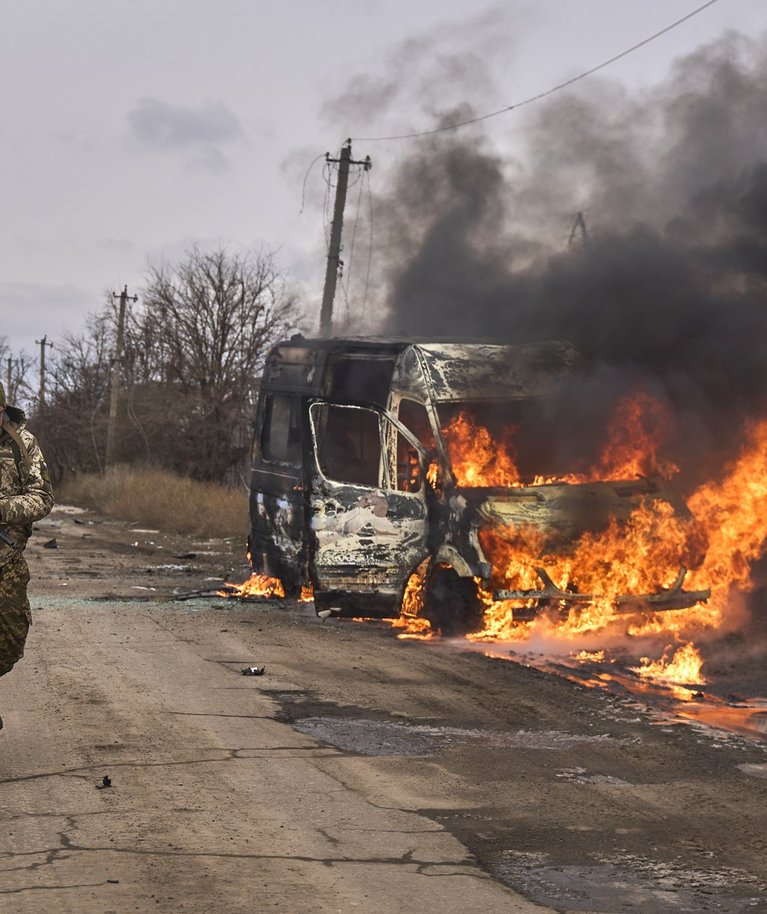 Ukraina sõjaväelased Bahmuti rindel. Foto tehtud 23. novembril 2023.