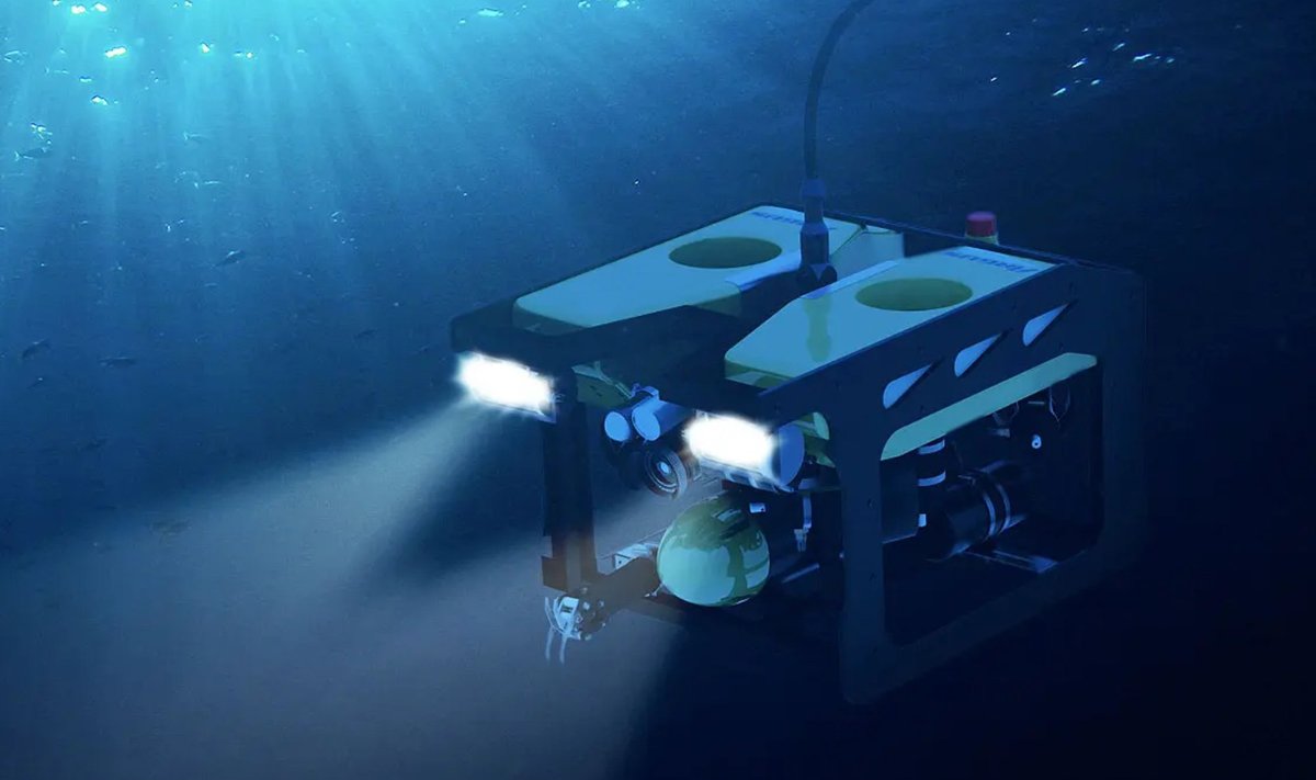 Дистанционно управляемый подводный робот норвежского производства Argus. Такой же эстонская таможня обнаружила в ходе проверки в порту Палдиски.