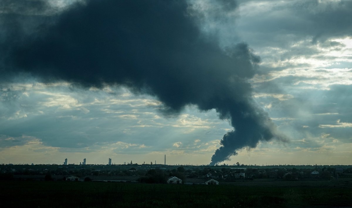 Российский ракетный удар по Одессской области накануне, 19 апреля.