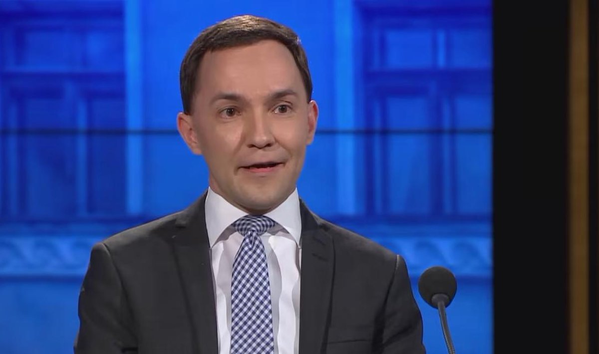 Värske Soome majandusminister Wille Rydman süüdistab teisi erakondi valeinfo levitamises.