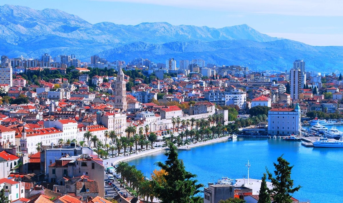 Horvaatia üks ilusamaid linnu ehk Split.