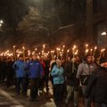 ФОТО | В Таллинне и Нарве отметили годовщину заключения Тартуского мира. В Тарту устроили факельное шествие