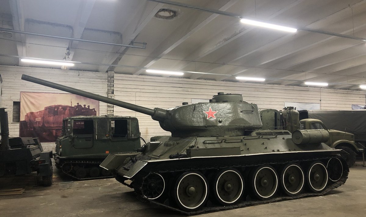 Нарвский танк в музее