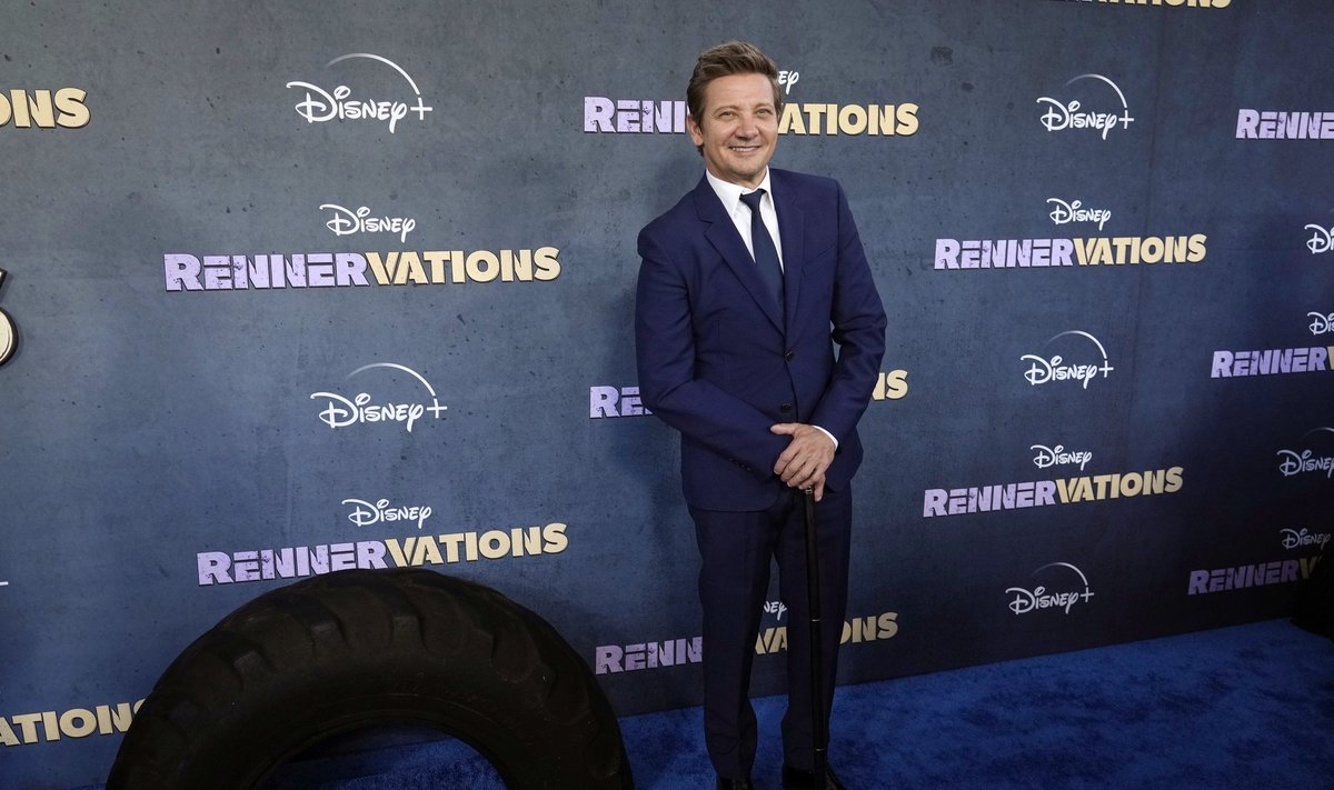 Jeremy Renner Los Angeleses oma tõsielusarja „Rennervations“ esitlusel.