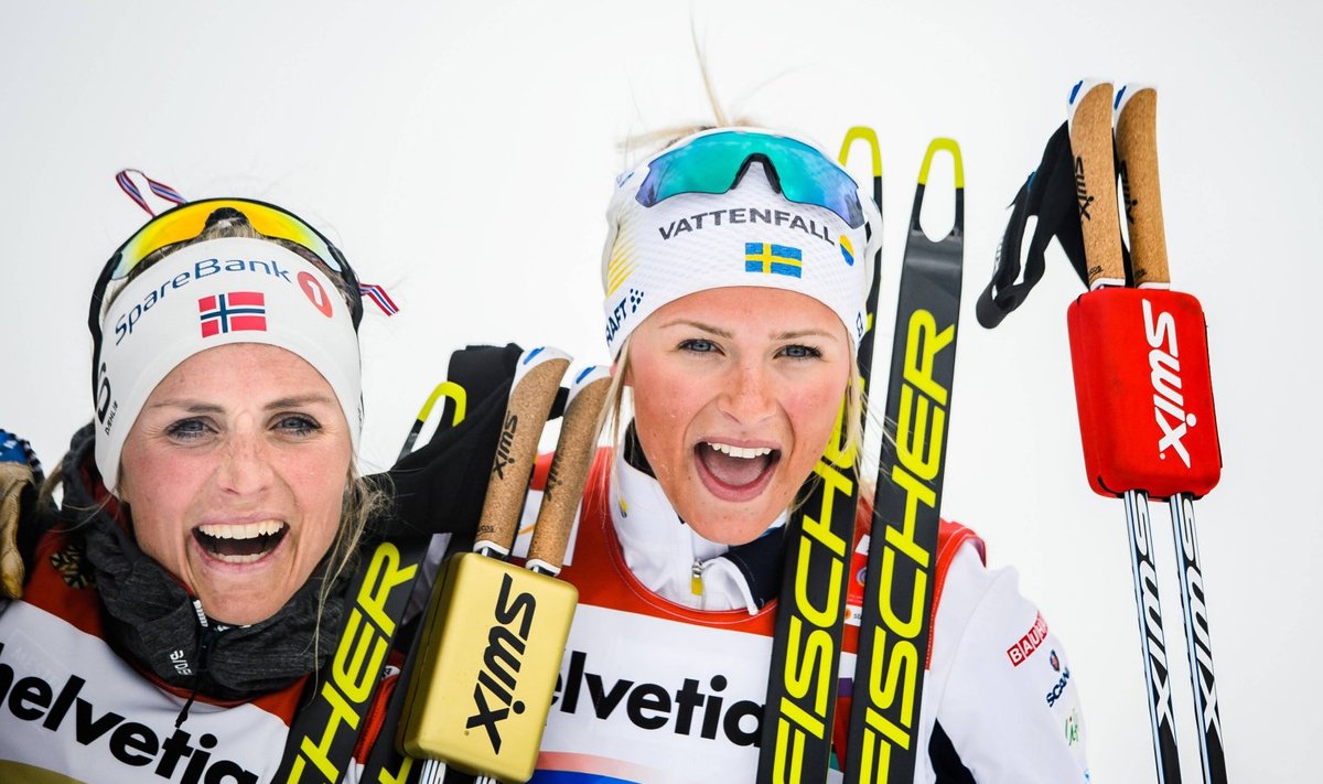 Therese Johaug ja Frida Karlsson