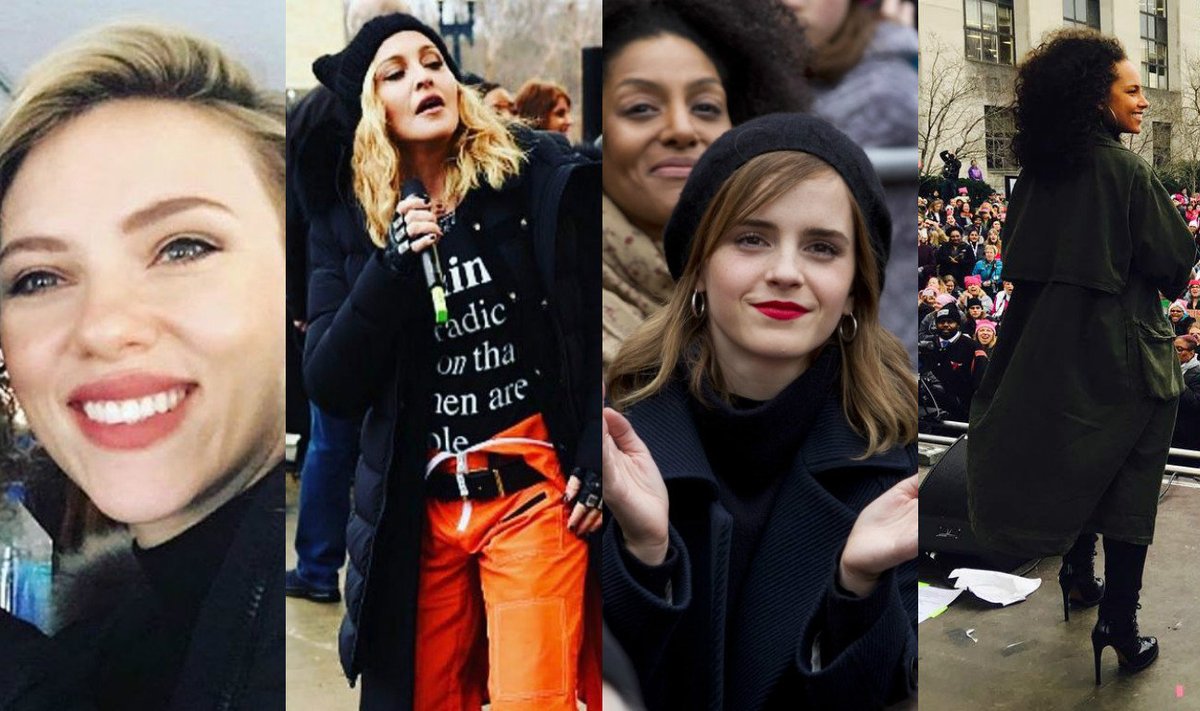 Scarlett Johansson, Madonna, Emma Watson, Alicia Keys
