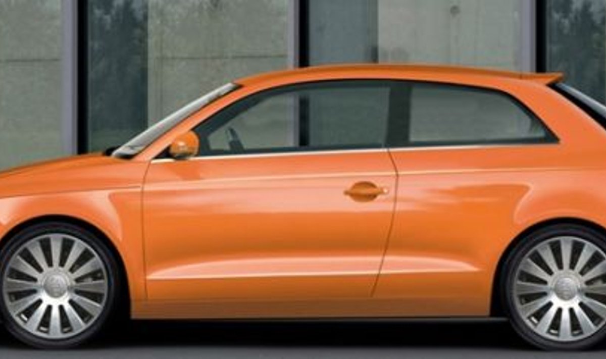 Audi A1 kolmeukselisena