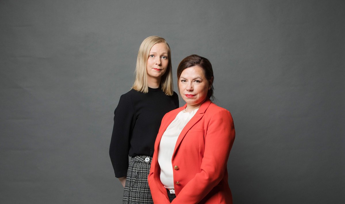 SOOME KRIMITANDEM: Helsingin Sanomate ajakirjanikud Susanna Reinboth ja Minna Passi.
