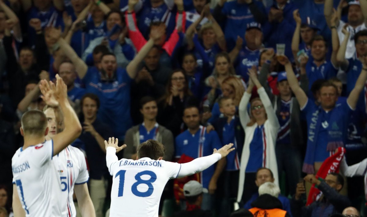 Mängijatele oli viik Portugaliga justkui võit ja ka Islandi vutikoondise fännid jäid nähtuga ülimalt rahule.