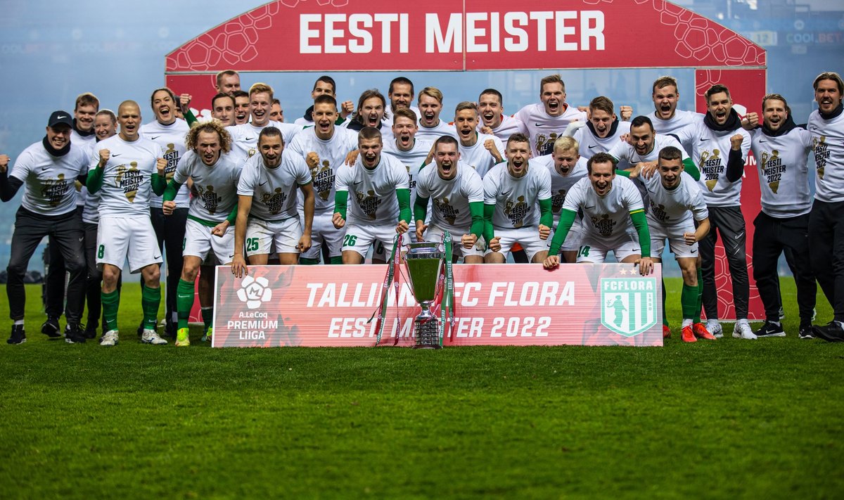 FC Flora krooniti Eesti meistriks