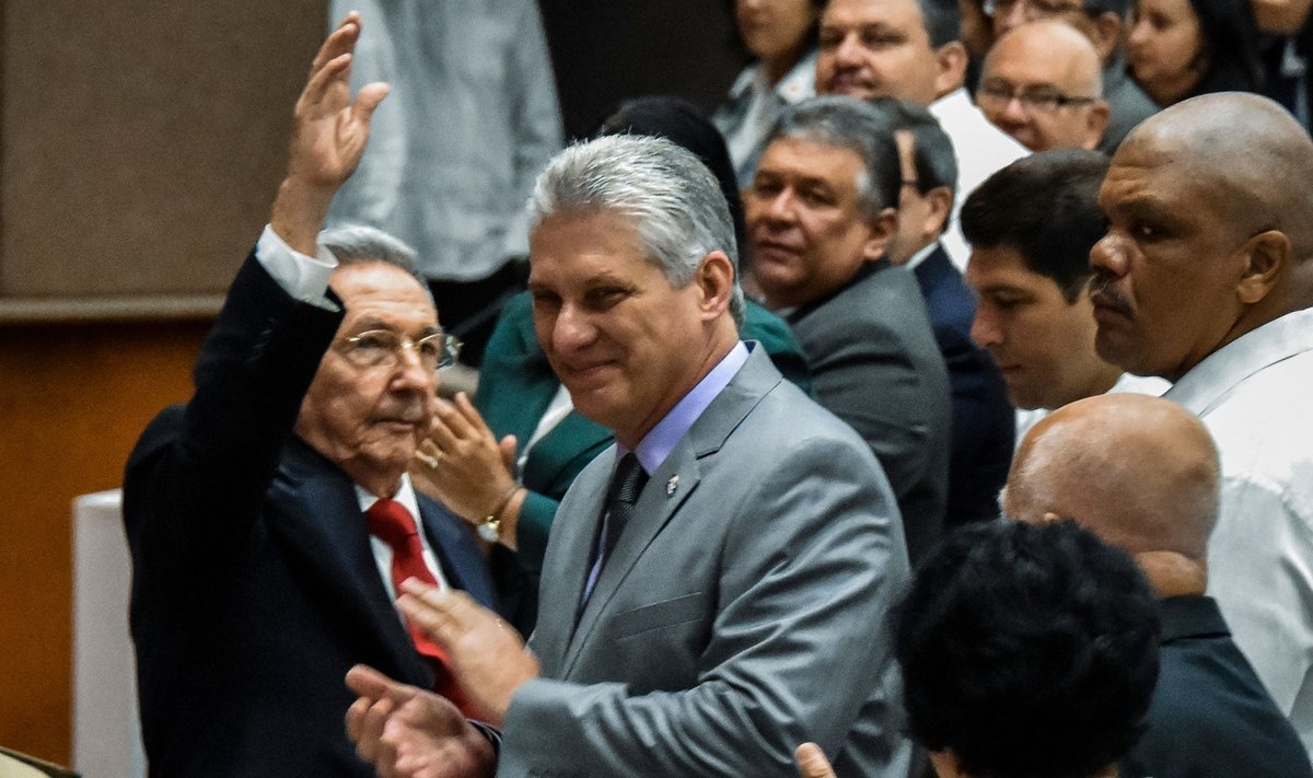 Raúl Castro ja Miguel Díaz-Canel