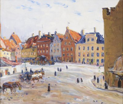 "Raekoja plats" 1916, Paul Burman