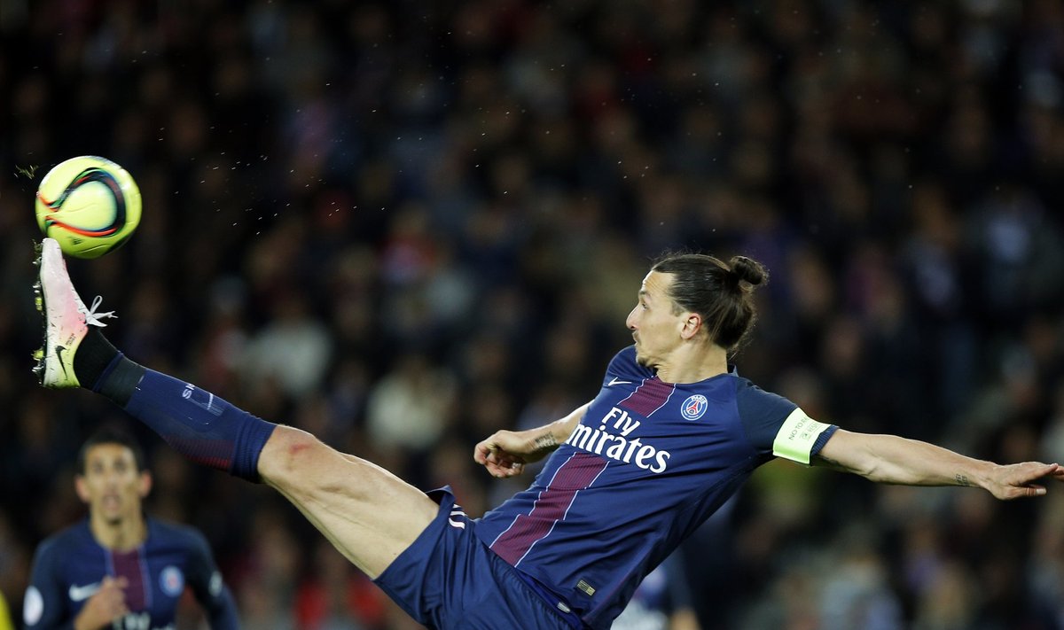 Zlatan Ibrahimovici jalg on vajadusel alati kõrgelt käinud.