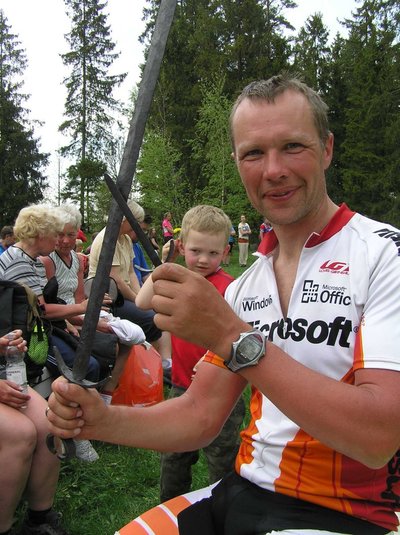 Rattarüütel 2014 on Leivo Sepp, kes on rattaretkedel osalenud 20 korda. Fotod: Reet Saar