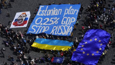 VIDEO | Prahas nõuti Ukraina toetamiseks „Eesti plaani“ ellu viimist