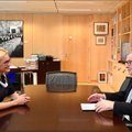 ФОТО | Глава Еврокомиссии провел собеседование с Кадри Симсон