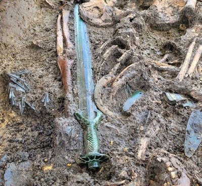 Saksamaalt leitud pronksmõõk