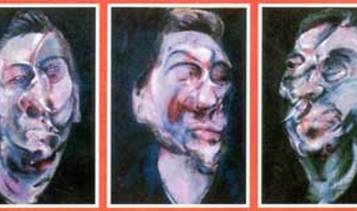 ARMUKESE PORTREE: Francis Bacon, triptühhon “George Dyeri portree”, 1963. Repro